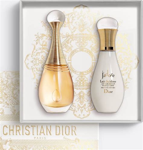 dior perfume lotion set|christian dior j'adore gift set.